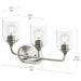 Myhouse Lighting Progress Lighting - P300573-009 - Three Light Bath Vanity - Ilia - Brushed Nickel