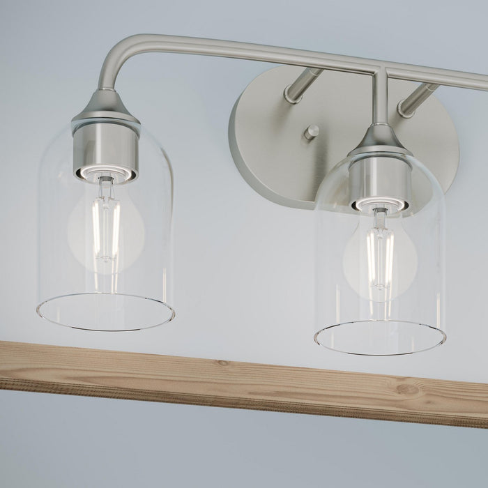 Myhouse Lighting Progress Lighting - P300573-009 - Three Light Bath Vanity - Ilia - Brushed Nickel