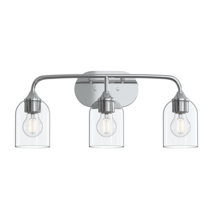 Myhouse Lighting Progress Lighting - P300573-015 - Three Light Bath Vanity - Ilia - Polished Chrome
