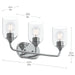 Myhouse Lighting Progress Lighting - P300573-015 - Three Light Bath Vanity - Ilia - Polished Chrome