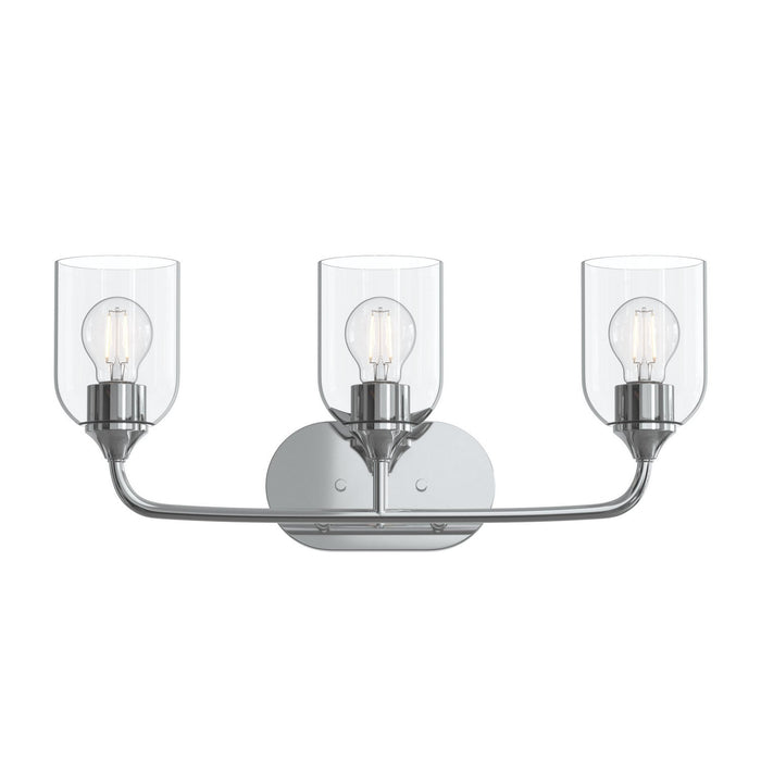 Myhouse Lighting Progress Lighting - P300573-015 - Three Light Bath Vanity - Ilia - Polished Chrome