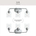 Myhouse Lighting Progress Lighting - P300573-015 - Three Light Bath Vanity - Ilia - Polished Chrome