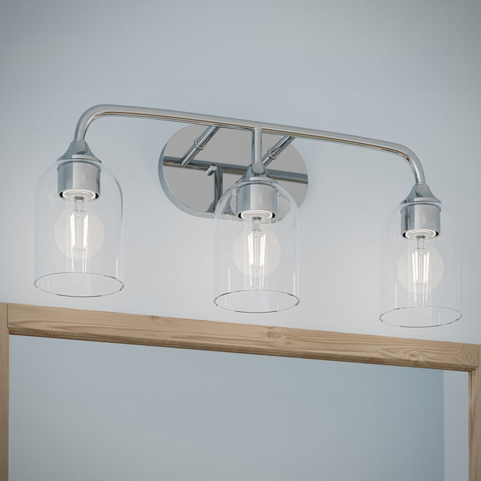 Myhouse Lighting Progress Lighting - P300573-015 - Three Light Bath Vanity - Ilia - Polished Chrome