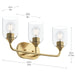 Myhouse Lighting Progress Lighting - P300573-191 - Three Light Bath Vanity - Ilia - Brushed Gold