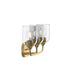Myhouse Lighting Progress Lighting - P300573-191 - Three Light Bath Vanity - Ilia - Brushed Gold