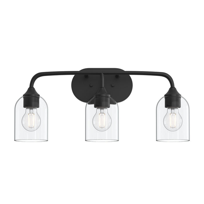 Myhouse Lighting Progress Lighting - P300573-31M - Three Light Bath Vanity - Ilia - Matte Black