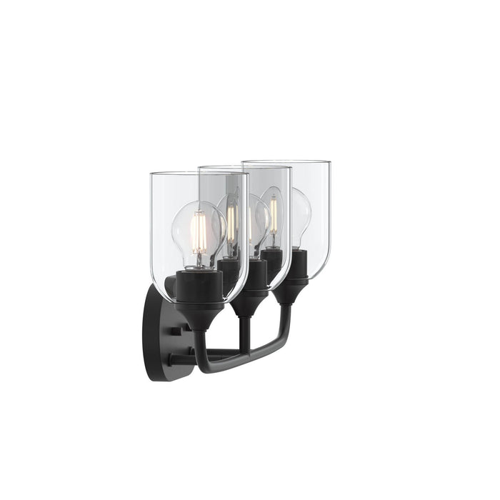 Myhouse Lighting Progress Lighting - P300573-31M - Three Light Bath Vanity - Ilia - Matte Black