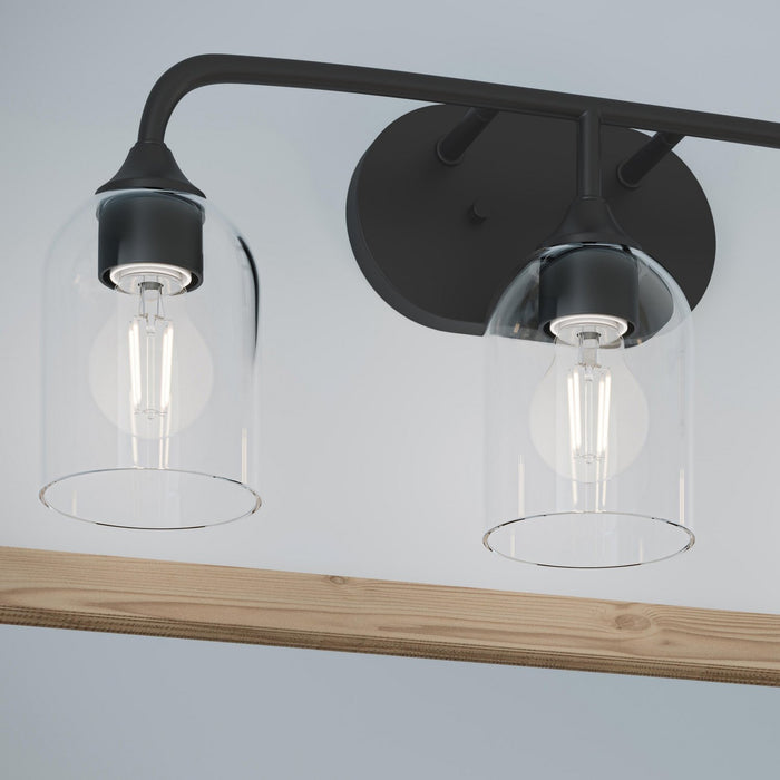 Myhouse Lighting Progress Lighting - P300573-31M - Three Light Bath Vanity - Ilia - Matte Black