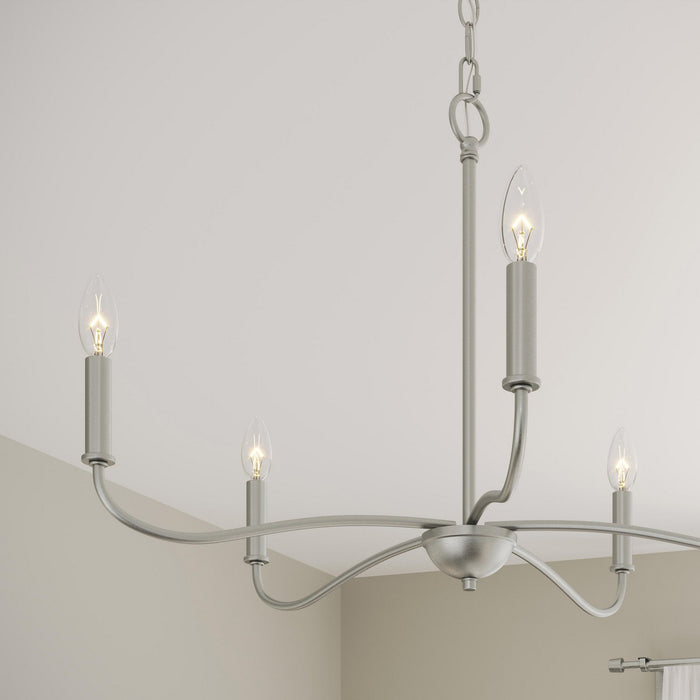 Myhouse Lighting Progress Lighting - P400462-009 - Five Light Chandelier - Ilia - Brushed Nickel