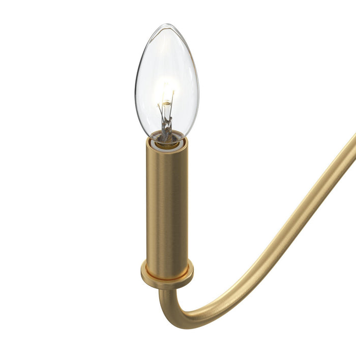 Myhouse Lighting Progress Lighting - P400462-191 - Five Light Chandelier - Ilia - Brushed Gold