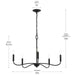 Myhouse Lighting Progress Lighting - P400462-31M - Five Light Chandelier - Ilia - Matte Black
