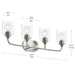 Myhouse Lighting Progress Lighting - P300574-009 - Four Light Bath Vanity - Ilia - Brushed Nickel