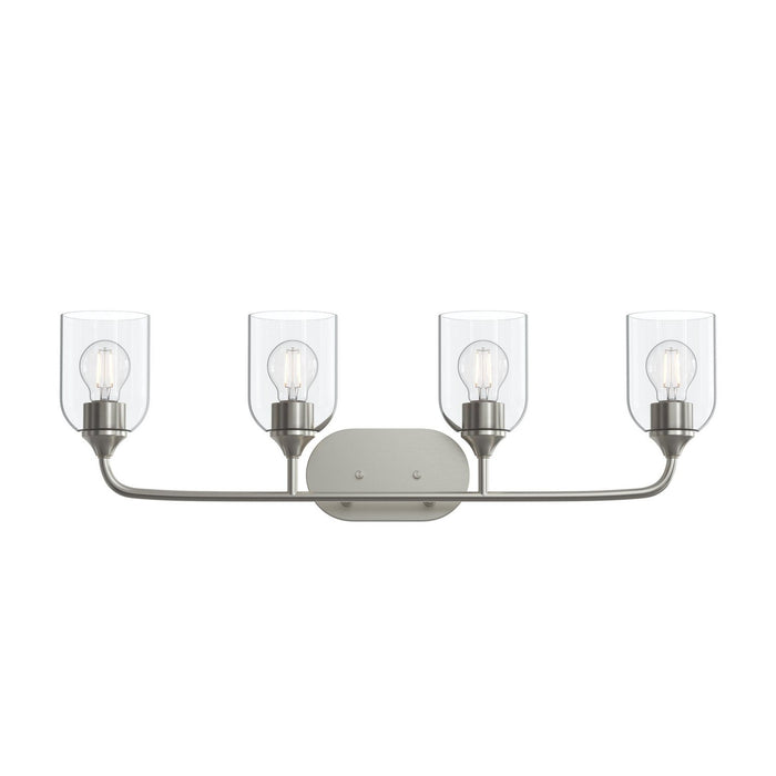 Myhouse Lighting Progress Lighting - P300574-009 - Four Light Bath Vanity - Ilia - Brushed Nickel