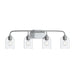 Myhouse Lighting Progress Lighting - P300574-015 - Four Light Bath Vanity - Ilia - Polished Chrome