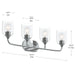 Myhouse Lighting Progress Lighting - P300574-015 - Four Light Bath Vanity - Ilia - Polished Chrome