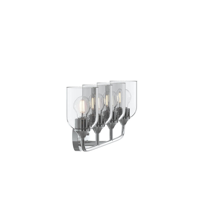 Myhouse Lighting Progress Lighting - P300574-015 - Four Light Bath Vanity - Ilia - Polished Chrome