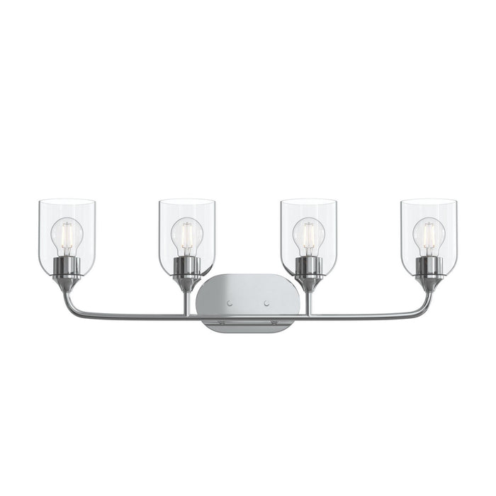 Myhouse Lighting Progress Lighting - P300574-015 - Four Light Bath Vanity - Ilia - Polished Chrome