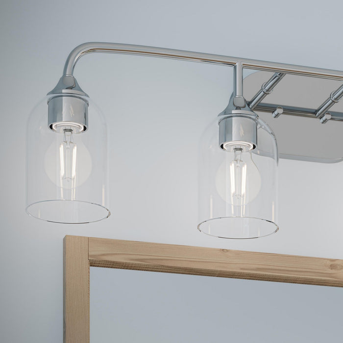 Myhouse Lighting Progress Lighting - P300574-015 - Four Light Bath Vanity - Ilia - Polished Chrome