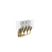 Myhouse Lighting Progress Lighting - P300574-191 - Four Light Bath Vanity - Ilia - Brushed Gold