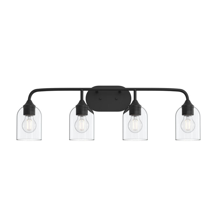 Myhouse Lighting Progress Lighting - P300574-31M - Four Light Bath Vanity - Ilia - Matte Black