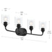 Myhouse Lighting Progress Lighting - P300574-31M - Four Light Bath Vanity - Ilia - Matte Black