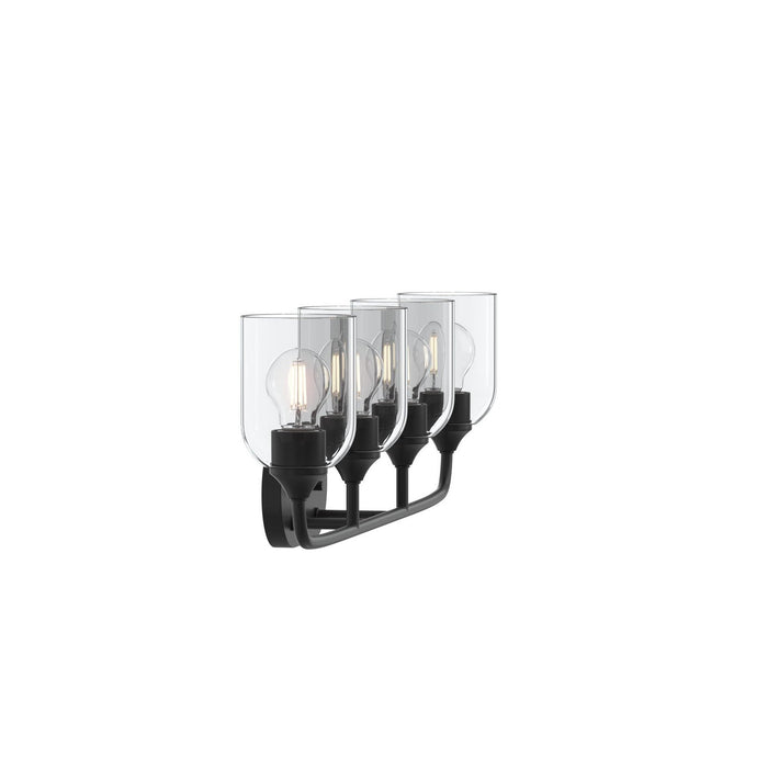 Myhouse Lighting Progress Lighting - P300574-31M - Four Light Bath Vanity - Ilia - Matte Black