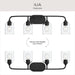 Myhouse Lighting Progress Lighting - P300574-31M - Four Light Bath Vanity - Ilia - Matte Black