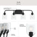Myhouse Lighting Progress Lighting - P300574-31M - Four Light Bath Vanity - Ilia - Matte Black
