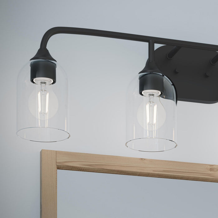 Myhouse Lighting Progress Lighting - P300574-31M - Four Light Bath Vanity - Ilia - Matte Black