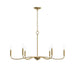 Myhouse Lighting Progress Lighting - P400463-191 - Six Light Chandelier - Ilia - Brushed Gold