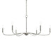 Myhouse Lighting Progress Lighting - P400464-009 - Six Light Chandelier - Ilia - Brushed Nickel