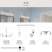 Myhouse Lighting Progress Lighting - P400464-009 - Six Light Chandelier - Ilia - Brushed Nickel