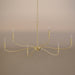 Myhouse Lighting Progress Lighting - P400464-191 - Six Light Chandelier - Ilia - Brushed Gold