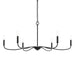 Myhouse Lighting Progress Lighting - P400464-31M - Six Light Chandelier - Ilia - Matte Black