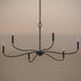 Myhouse Lighting Progress Lighting - P400464-31M - Six Light Chandelier - Ilia - Matte Black