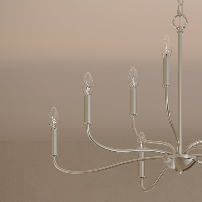 Myhouse Lighting Progress Lighting - P400465-009 - Nine Light Chandelier - Ilia - Brushed Nickel
