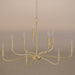 Myhouse Lighting Progress Lighting - P400465-191 - Nine Light Chandelier - Ilia - Brushed Gold