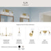 Myhouse Lighting Progress Lighting - P400465-191 - Nine Light Chandelier - Ilia - Brushed Gold