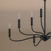 Myhouse Lighting Progress Lighting - P400465-31M - Nine Light Chandelier - Ilia - Matte Black