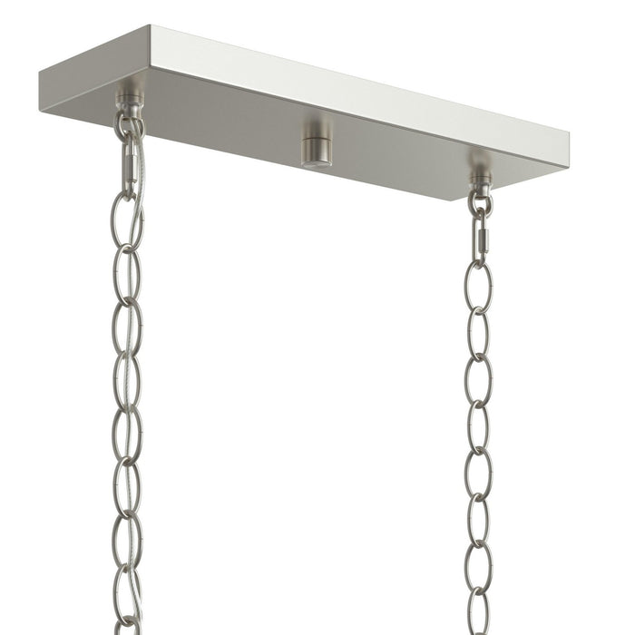 Myhouse Lighting Progress Lighting - P400466-009 - Six Light Linear Chandelier - Ilia - Brushed Nickel