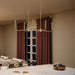 Myhouse Lighting Progress Lighting - P400466-191 - Six Light Linear Chandelier - Ilia - Brushed Gold
