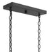 Myhouse Lighting Progress Lighting - P400466-31M - Six Light Linear Chandelier - Ilia - Matte Black