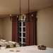 Myhouse Lighting Progress Lighting - P400466-31M - Six Light Linear Chandelier - Ilia - Matte Black