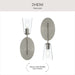 Myhouse Lighting Progress Lighting - P710154-009 - One Light Wall Sconce - Jheni - Brushed Nickel