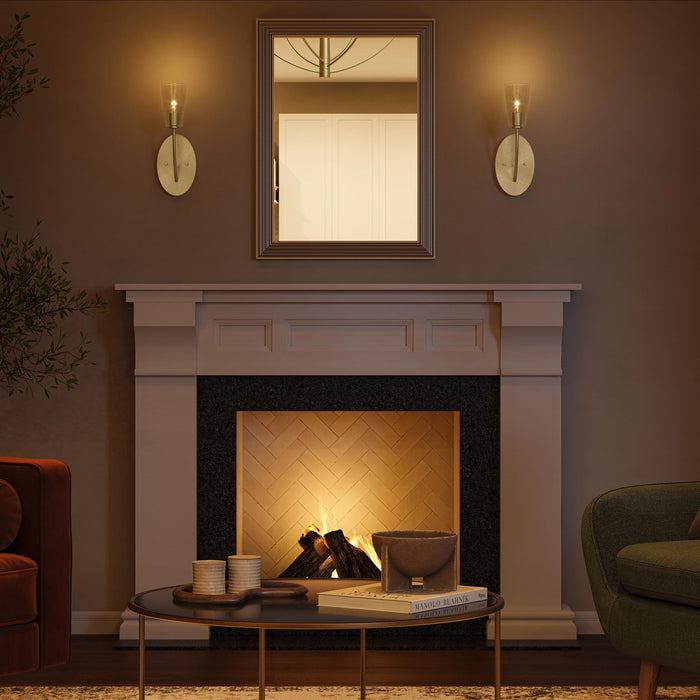 Myhouse Lighting Progress Lighting - P710154-191 - One Light Wall Sconce - Jheni - Brushed Gold