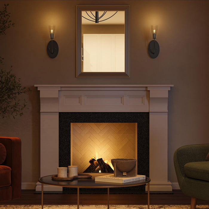 Myhouse Lighting Progress Lighting - P710154-31M - One Light Wall Sconce - Jheni - Matte Black