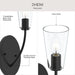 Myhouse Lighting Progress Lighting - P710154-31M - One Light Wall Sconce - Jheni - Matte Black