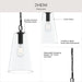 Myhouse Lighting Progress Lighting - P500511-31M - One Light Pendant - Jheni - Matte Black