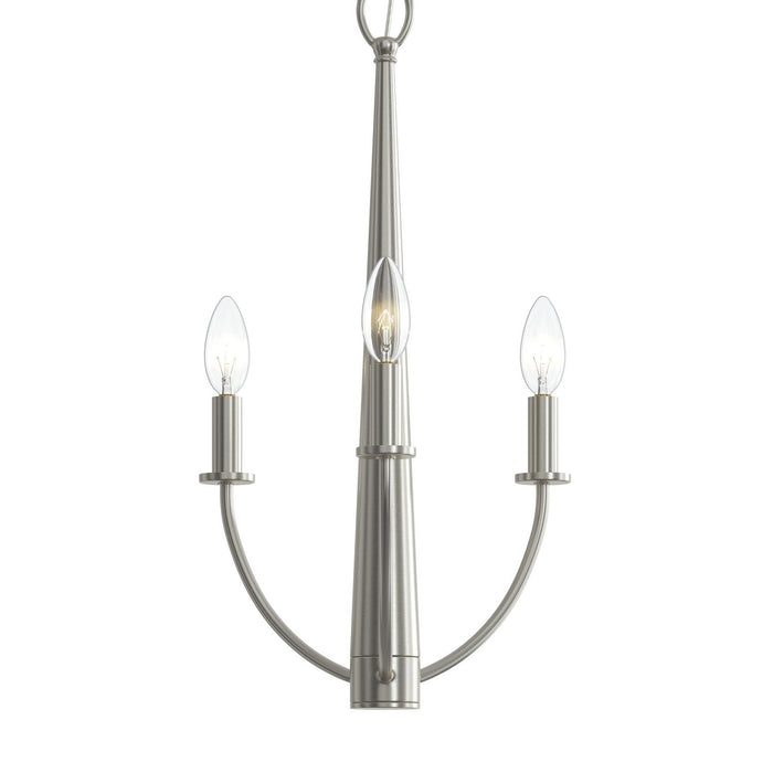 Myhouse Lighting Progress Lighting - P400457-009 - Three Light Chandelier - Jheni - Brushed Nickel