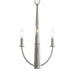 Myhouse Lighting Progress Lighting - P400457-009 - Three Light Chandelier - Jheni - Brushed Nickel